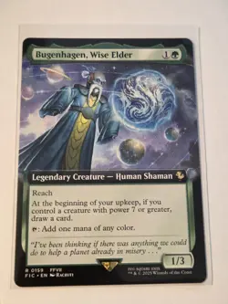 Bugenhagen, Wise Elder - Extended Art R MTG Commander: Final Fantasy 0159 - Image 1