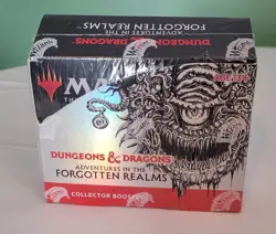 Adventures in the Forgotten Realms Collector Booster Box MTG Brand New Sealed 630509982721 - Image 1