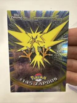 Zapdos #145 NM Pokemon Topps Chrome Series 2 - Image 1