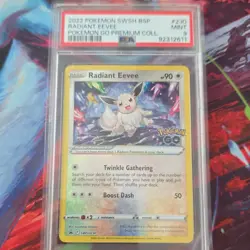 Pokemon Radiant Eevee SWSH230 SWSH Promo Holo 2022 PSA 9 Sword & Shield - Image 1
