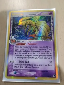Pokemon Ninetales 8/101 Holo Rare EX Delta Species 2006 LP Reverse Holo Stamped - Image 1