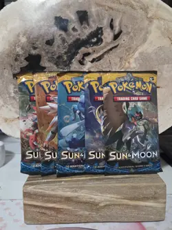 (Lot of 5) Pokemon TCG: Sun And Moon Base Booster Pack Factory Sealed - Image 1