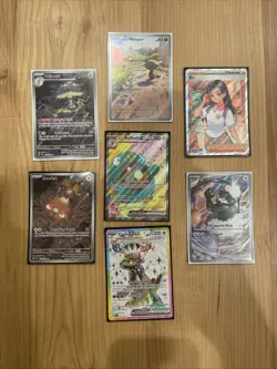 Lot Of 7 Pokemon IR Full Art Promo Various Sets - Image 1