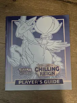 CHILLING REIGN Players Guide - Sword & Shield - Pokemon TCG ETB Booklet (NEW) - Image 1