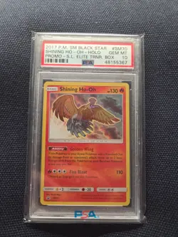 Shining Ho-Oh, SM70 Promo Holo, Pokemon Sun & Moon (PSA 10) - Image 1