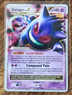 Gengar LV.X 97/99 Arceus Holo Pokemon - Image 1