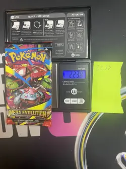 22.38g VERY HEAVY Mega Evolution Pokemon Sealed Booster Pack New SIR/HRU - Image 1