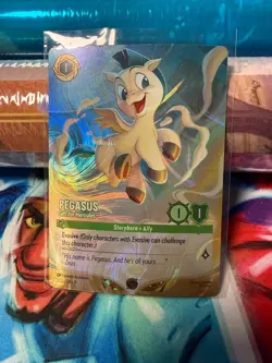 Disney Lorcana Challenge FOIL Promo Pegasus - Gift for Hercules 1/C2 - Image 1