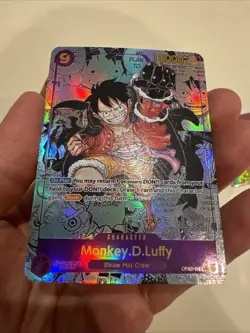 One Piece CCG English Monkey.D.Luffy Manga Alternate Art OP09-119 Custom Card - Image 3