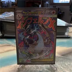 Pokemon TCG Mega Charizard X EX Holo Card #023 English 2025 Fire Type - Image 1