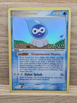 Rain Castform EX Delta Species Reverse Holo Rare 26/113 Pokemon Card TCG (7) - Image 1