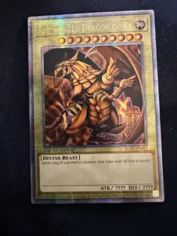 Yu-Gi-Oh! QCSR Egyptian God Cards Lot - Slifer, Obelisk & Ra - Near Mint - Image 3