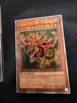 Yu-Gi-Oh! QCSR Egyptian God Cards Lot - Slifer, Obelisk & Ra - Near Mint - Image 5