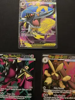 Pokemon TCG: Mega Evolution 3 Card Full Art Ex Lot - Image 1