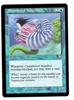 Magic the Gathering MTG Card: Chambered Nautilus Mercadian Masques 64/350! NM - Image 1