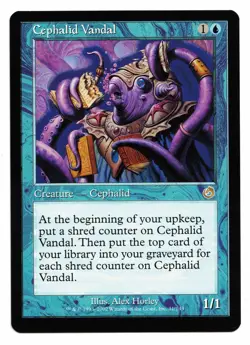 Magic the Gathering MTG Card: Cephalid Vandal Torment 31/143! NM - Image 1
