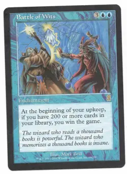 Magic The Gathering MTG Card: Battle of Wits Odyssey Set Rare! NM - Image 1