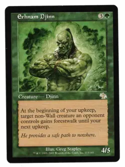 MTG Card: Erhnam Djinn 113/143 Judgment Rare! - Image 1