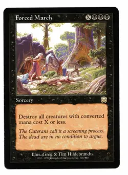 Magic The Gathering MTG Card: Forced March 136/350 Mercadian Masques Rare! NM - Image 1