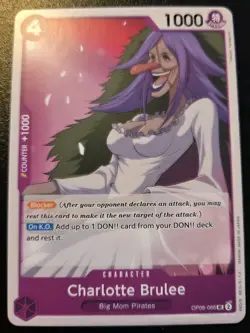 Charlotte Brulee OP08-066 Uncommon Two Legends One Piece Card Game - Image 1