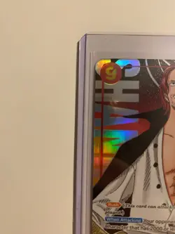 Bandai One Piece Shanks OP01-120 Romance Dawn Holo Rush 10000 Power Card - Image 2