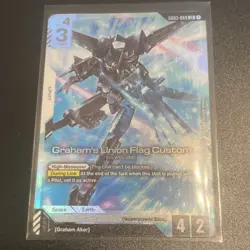 Graham's Union Flag Custom 6003-069 Holo High-Maneuver Gundam Card Game - Image 1