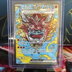 Pokemon TCG SV-Prismatic Evolutions Hearthflame Mask Ogerpon EX Card #148/131 - Image 1