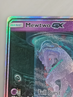 Pokemon TCG Mewtwo GX Secret Rare 78/73 Shining Legends Full Art Card - Image 2