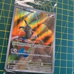 Mimikyu SVP 075 New & Sealed Promo Pokemon Card Paldean Fates - Image 2