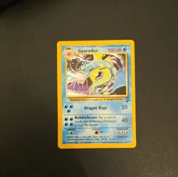 Pokemon Gyarados TCG Base Set 2 Holo Rare Card 7/130 LP - Image 1