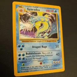 Pokemon Gyarados TCG Base Set 2 Holo Rare Card 7/130 LP - Image 4