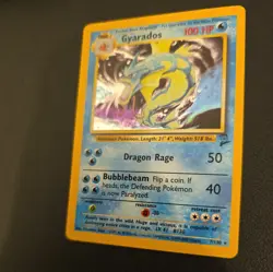 Pokemon Gyarados TCG Base Set 2 Holo Rare Card 7/130 LP - Image 5
