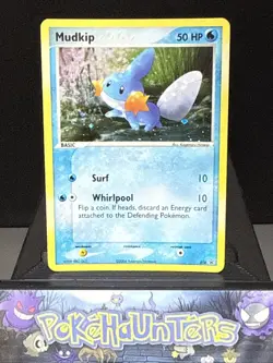 Pokemon Card Mudkip 018 Nintendo Holo Black Star Promo Light Play - Image 1
