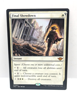 Final Showdown - Outlaws of Thunder Junction - Instant - Mythic - OTJ 011 - Image 1