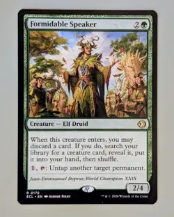 Formidable Speaker - Lorwyn Eclipsed #176 Rare - Mint, Pack Fresh - MtG - Image 1