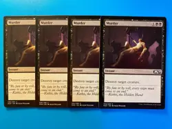 MTG 4x Murder Core Set 2020 M20 Pauper Modern Magic the Gathering x4 NM - Image 1