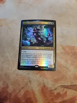 Alela, Cunning Conqueror Foil Commander Wilds Of Eldraine MTG NM - Image 1