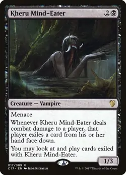 MTG - 4 x Kheru Mind-Eater - Playset 4x x4 - Commander 2017 Regular NM - Image 1