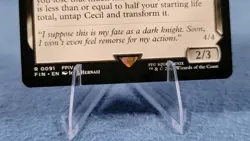 MTG Cecil, Dark Knight Final Fantasy Regular #0091 - Image 2