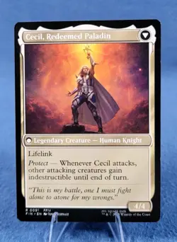 MTG Cecil, Dark Knight Final Fantasy Regular #0091 - Image 3