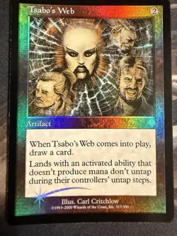 Tsabo's Web Invasion Foil MTG MINT / NM - Image 1