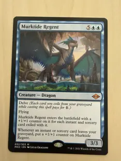 MTG English Murktide Regent Modern Horizon 2 NM Regular Unplayed - Image 1