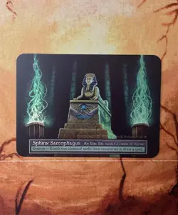 Sphinx Sarcophagus (Foil) - Elite - Gothic - NM - Sorcery: Contested Realm - Image 1