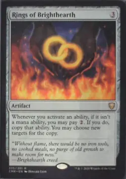 Rings of Brighthearth - Commander Legends: #335, Magic: The Gathering Nm C252 - Image 1