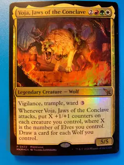 MTG 1x FOIL Voja, Jaws of the Conclave # 432 Murders at Karlov Manor Magic x1 NM - Image 1