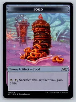 MTG Unfinity #011 Food Token Artifact - Image 1