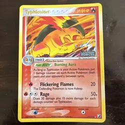 Typhlosion 17/115 STAMPED UNSEEN FORCES - HOLO POKEMON - NM/M - Image 1