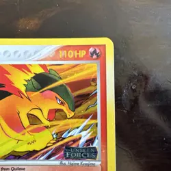 Typhlosion 17/115 STAMPED UNSEEN FORCES - HOLO POKEMON - NM/M - Image 2
