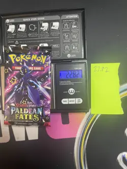 22.82g VERY HEAVY Paldean Fates Pokemon Sealed Booster Pack New SIR/HRU - Image 1