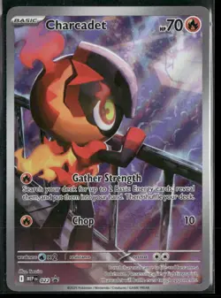 Charcadet Illustration Rare Promo 022 Pokemon Phantasmal Flames - Image 1
